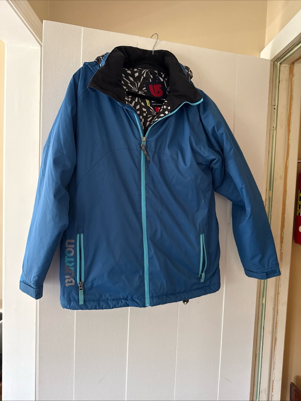 Burton Dry-ride ski snow hooded jacketL 14/16